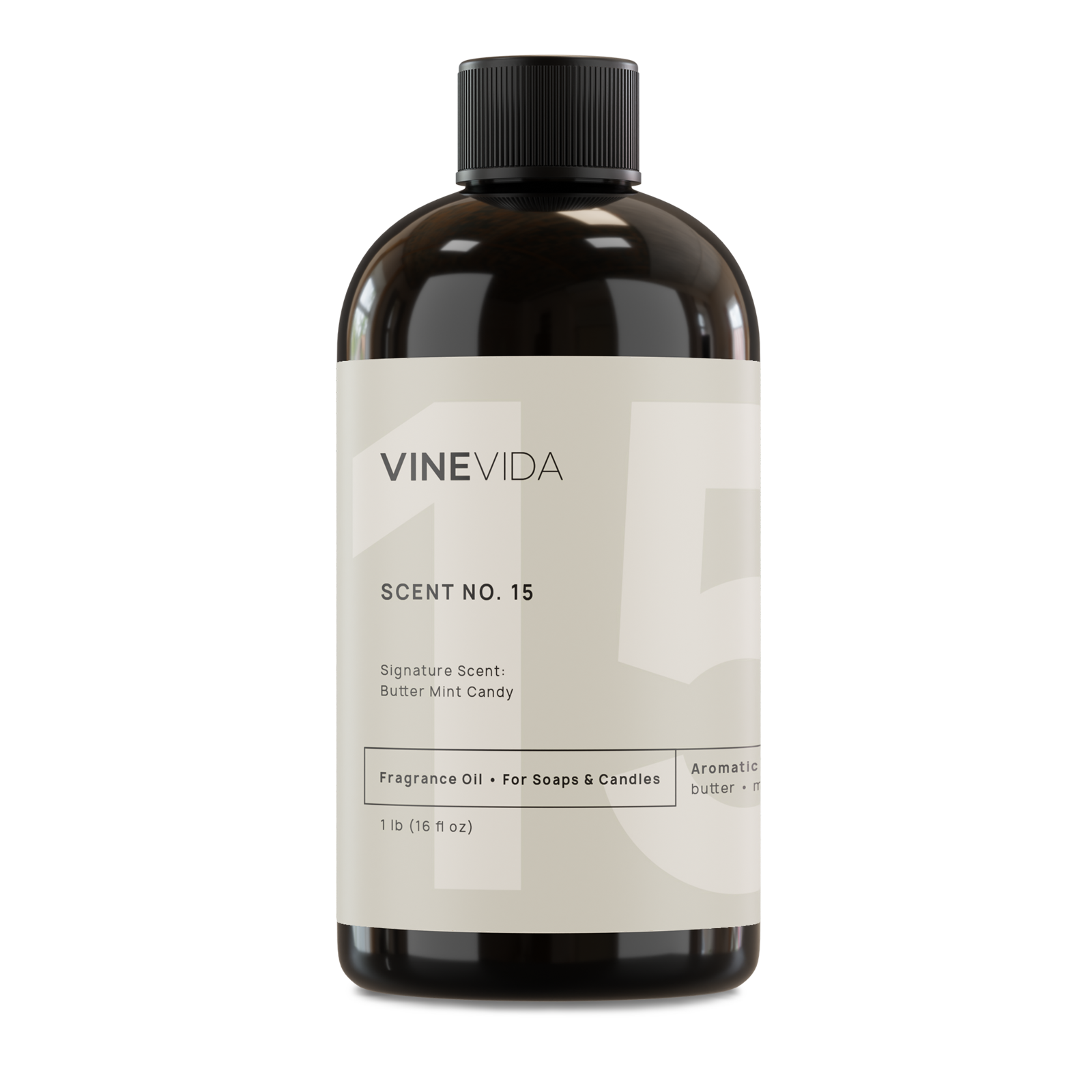 NO. 15 Fragrance Oil for Soaps & Candles - Butter Mint Candy