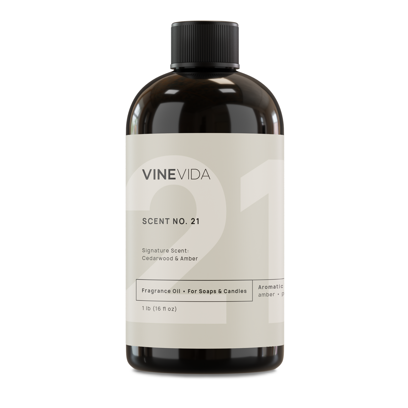 NO. 21 Fragrance Oil for Soaps & Candles - Cedarwood & Amber