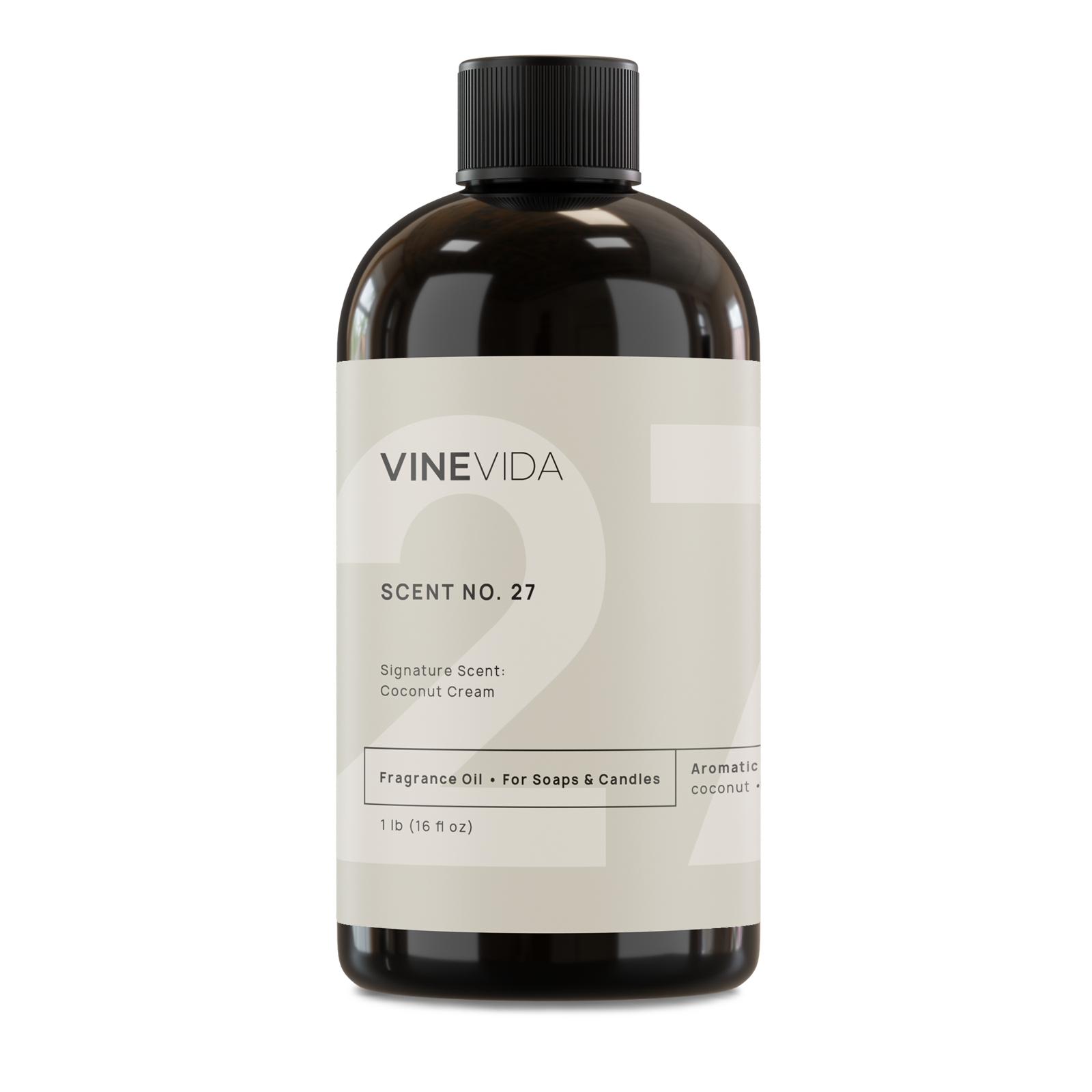 NO. 27 Fragrance Oil for Soaps & Candles - Coconut Cream