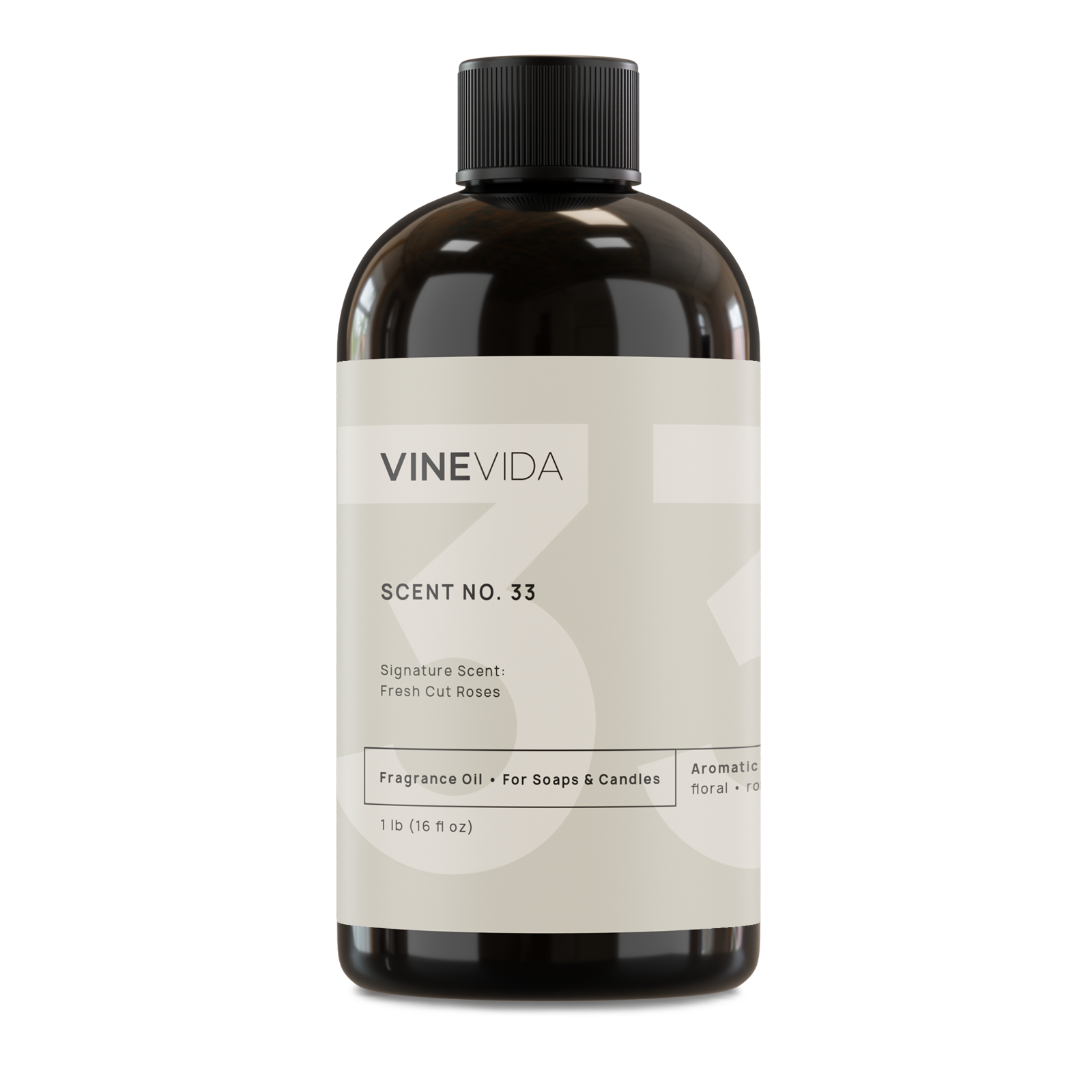 NO. 33 Fragrance Oil for Soaps & Candles - Fresh Cut Roses