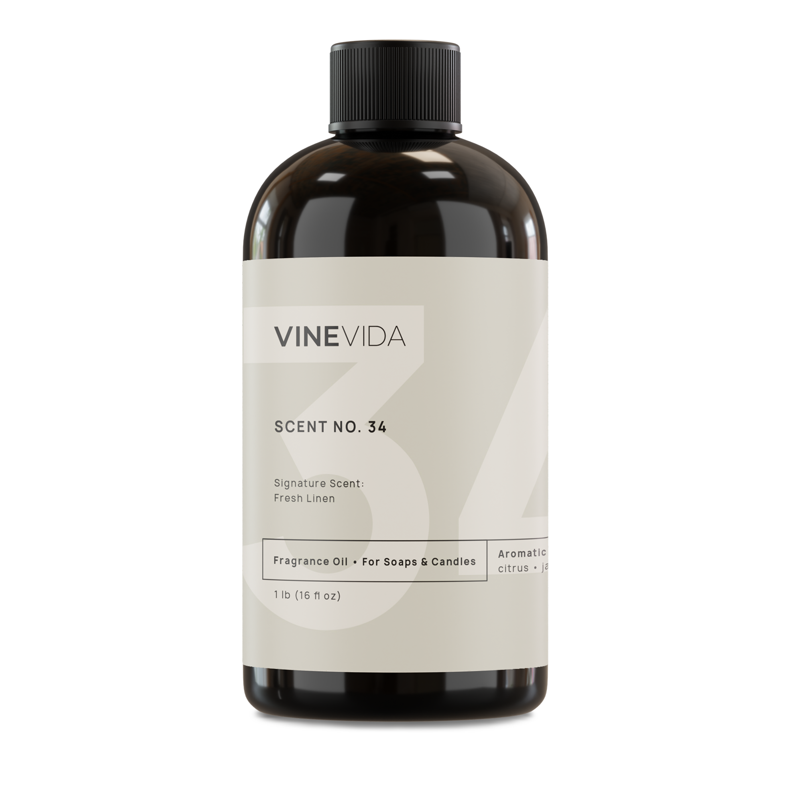 NO. 34 Fragrance Oil for Soaps & Candles - Fresh Linen