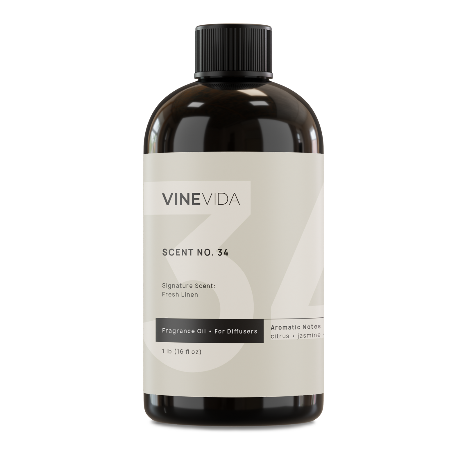 NO. 34 Fragrance Oil for Cold Air Diffusers - Fresh Linen