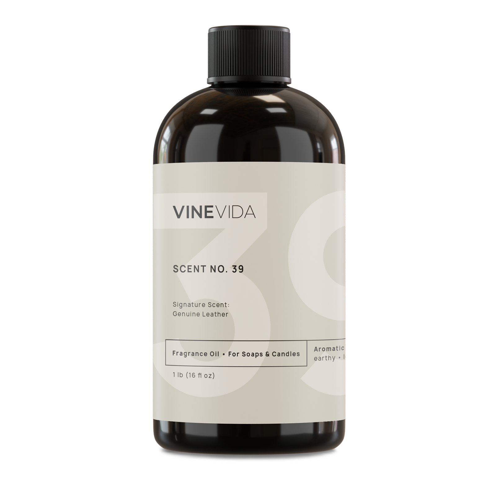 NO. 39 Fragrance Oil for Soaps & Candles - Genuine Leather