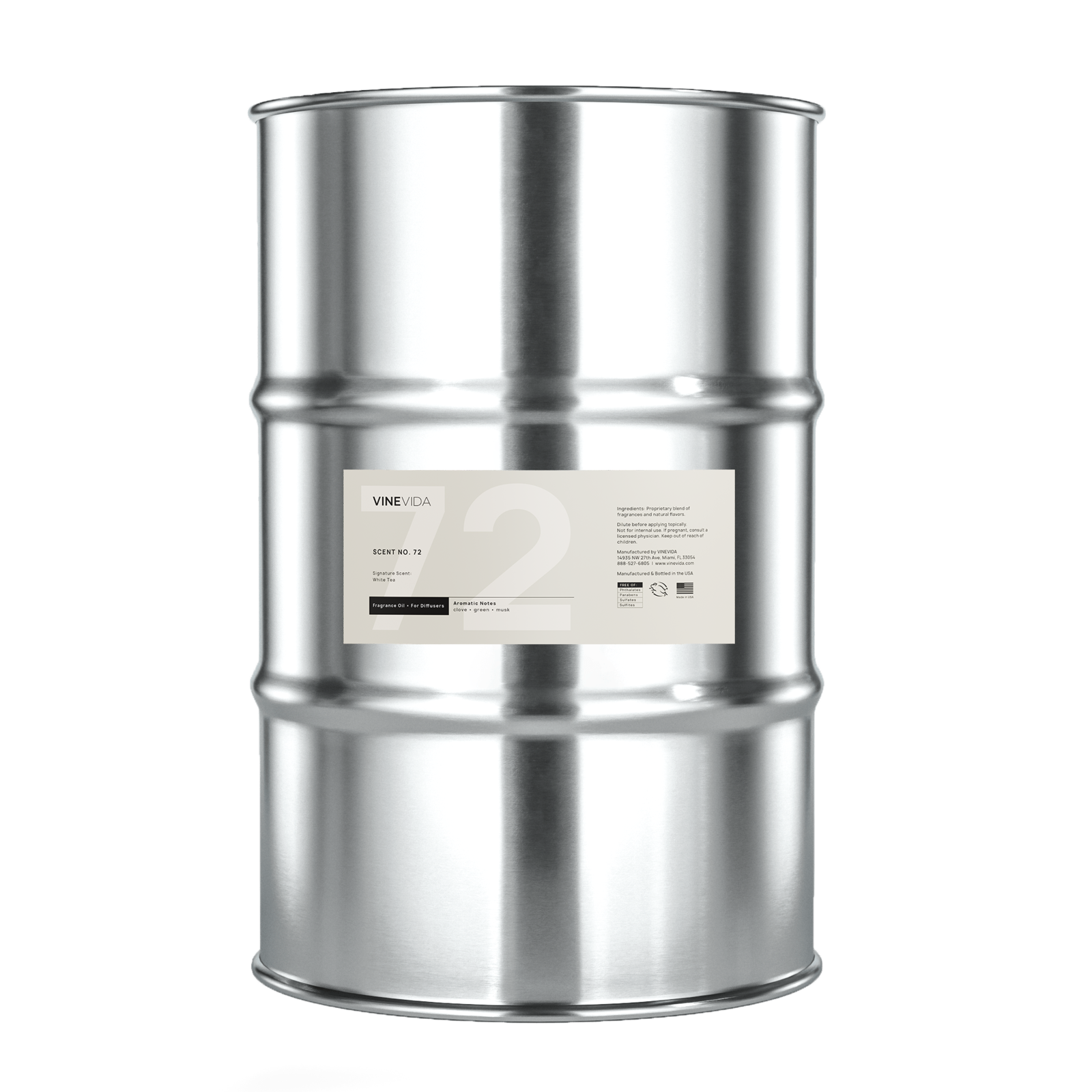 NO. 72 Fragrance Oil for Cold Air Diffusers - White Tea