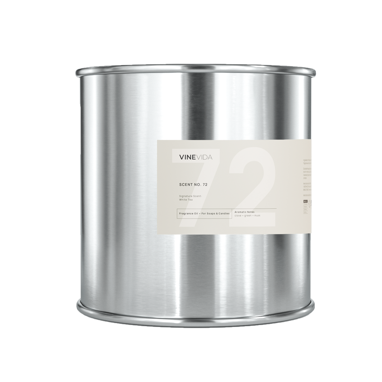 NO. 72 Fragrance Oil for Soaps & Candles - White Tea