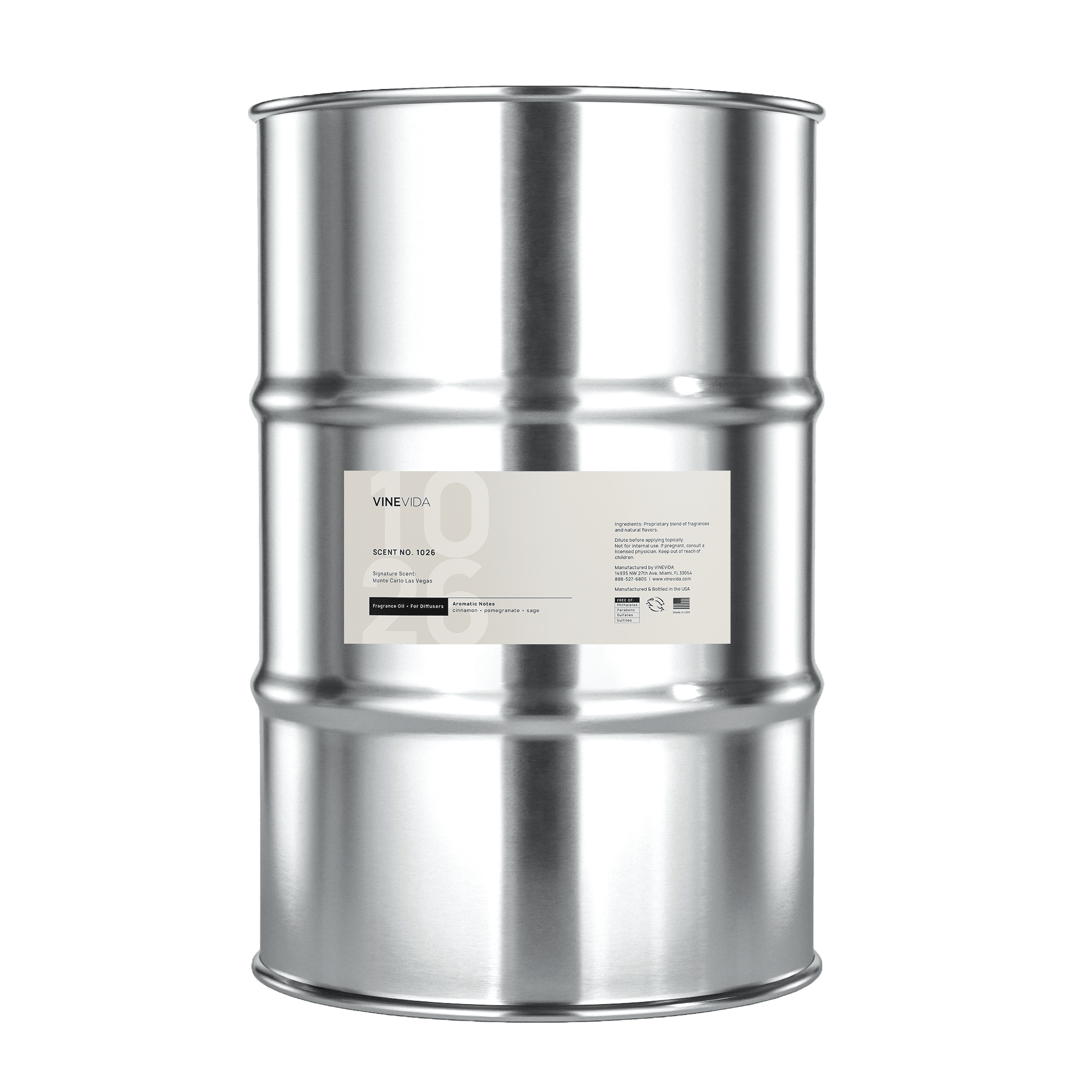 NO. 1026 Fragrance Oil for Cold Air Diffusers - Inspired by: Monte Carlo Las Vegas - 396lbs