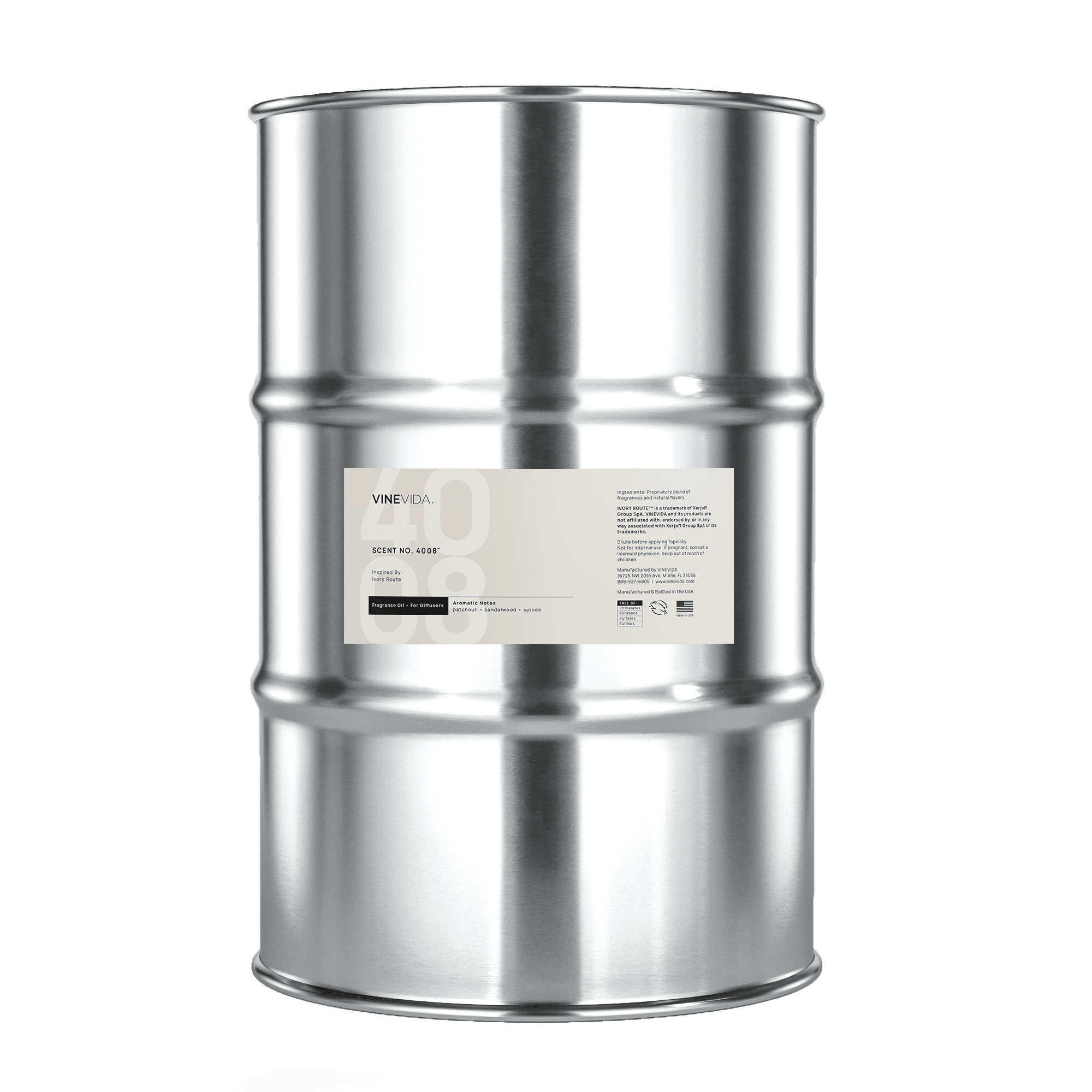 NO. 4008 Fragrance Oil for Cold Air Diffusers - Inspired by: Ivory Route by Xerjoff