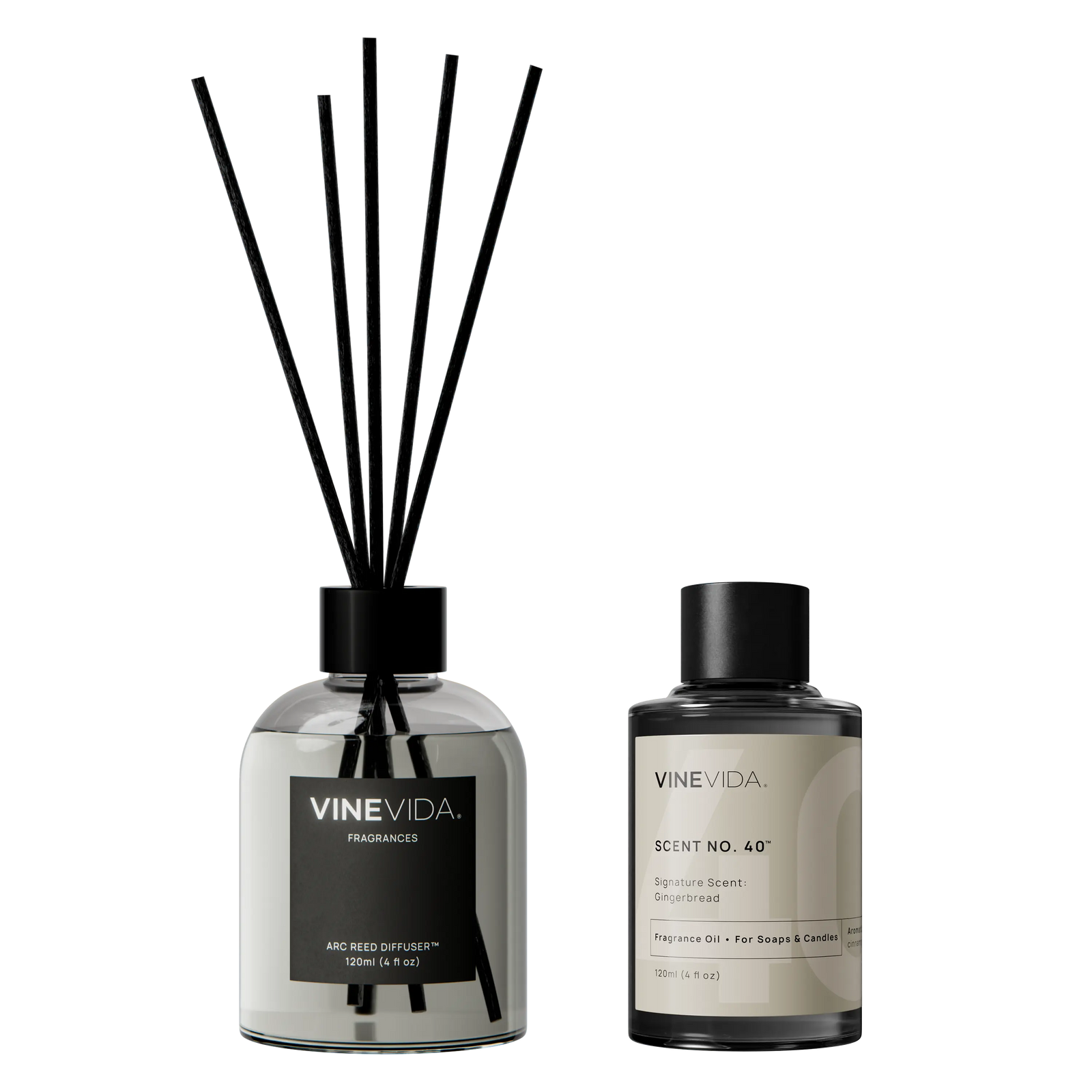 NO. 40 Reed Diffuser - Gingerbread Arc Transparent 120 mL