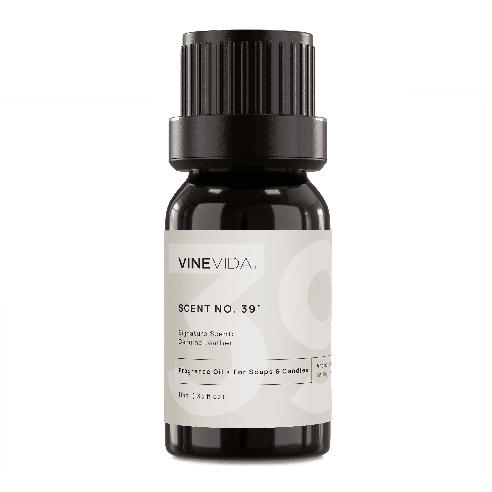 NO. 39 Fragrance Oil for Soaps & Candles - Genuine Leather