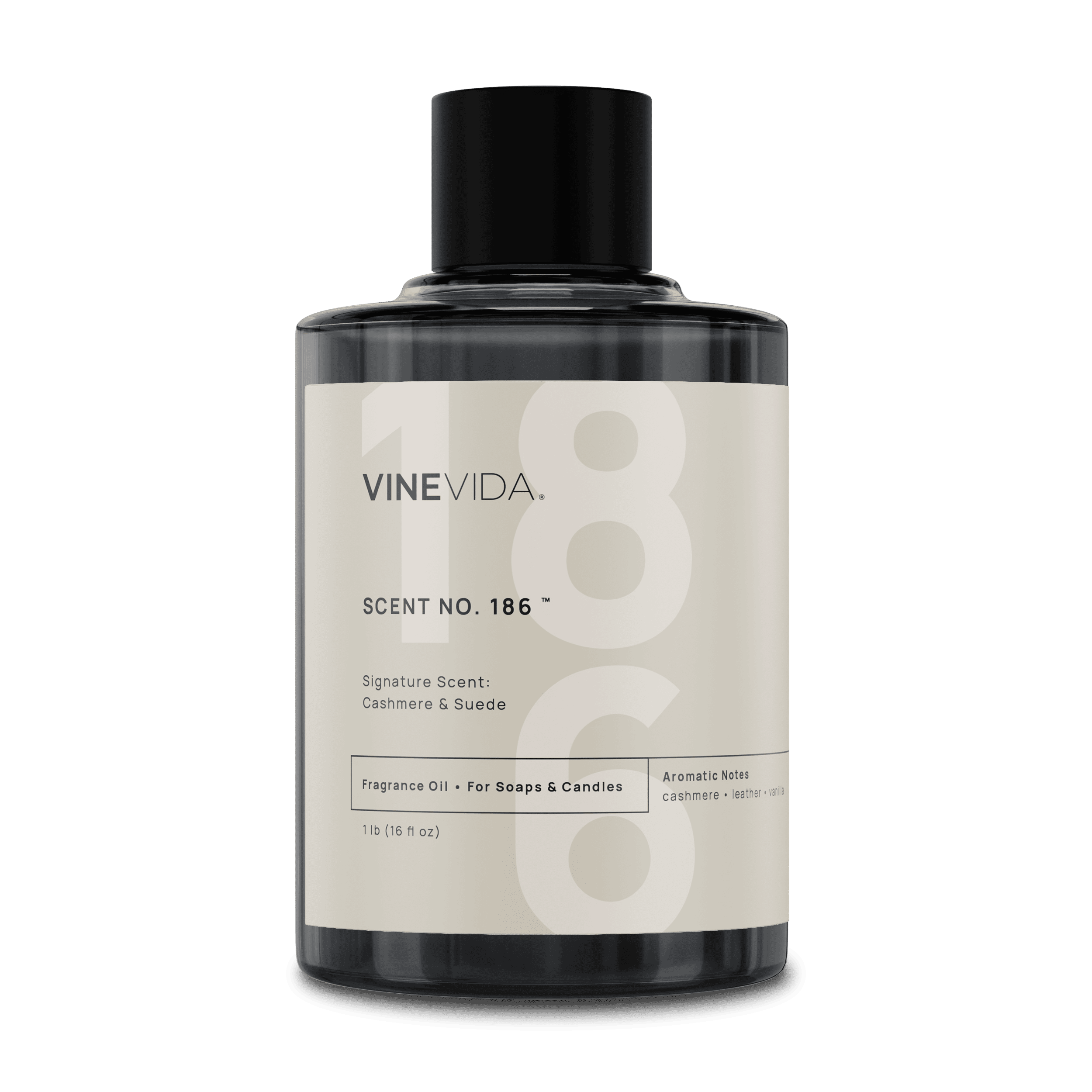 NO. 186 Fragrance Oil for Soaps & Candles - Cashmere & Suede