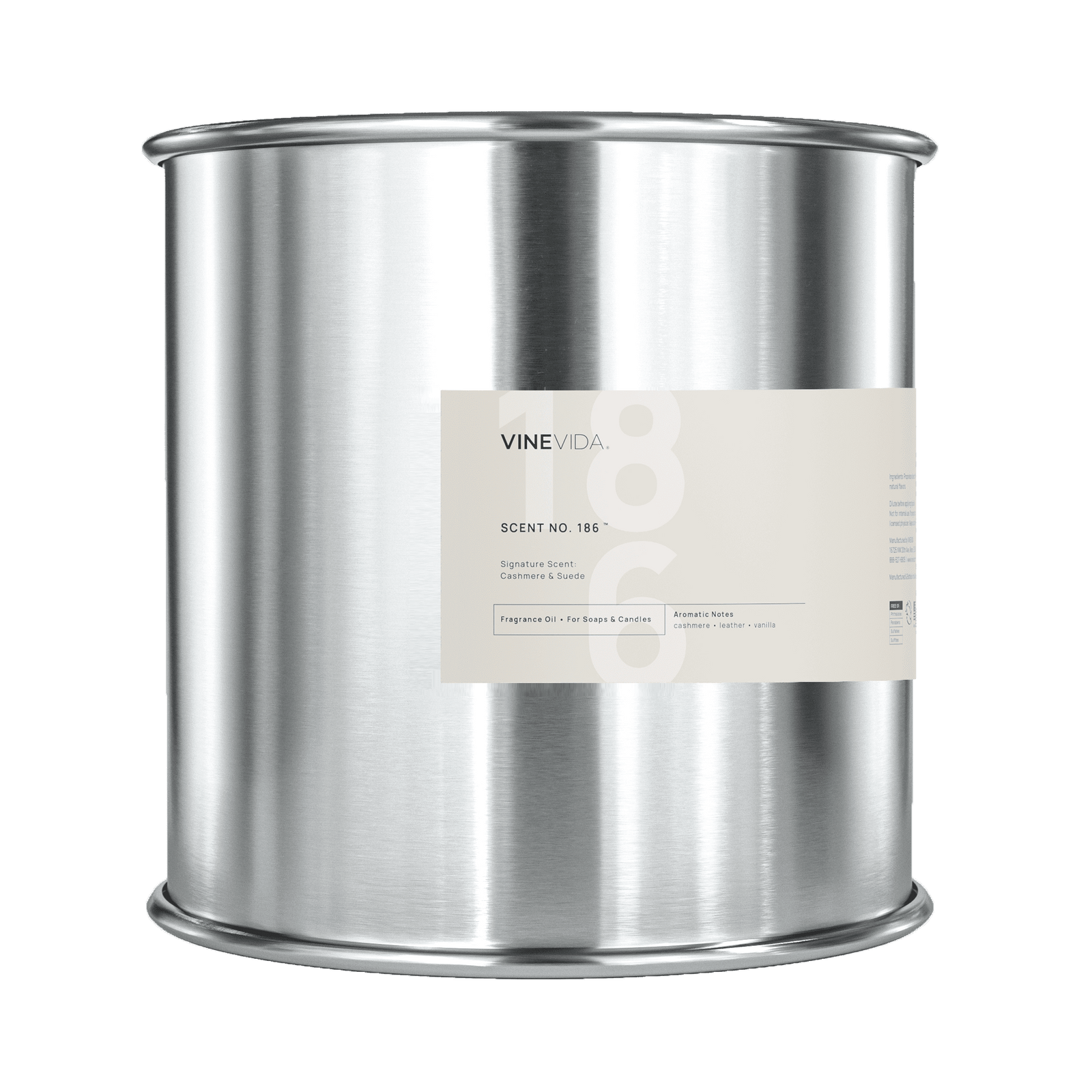 NO. 186 Fragrance Oil for Soaps & Candles - Cashmere & Suede