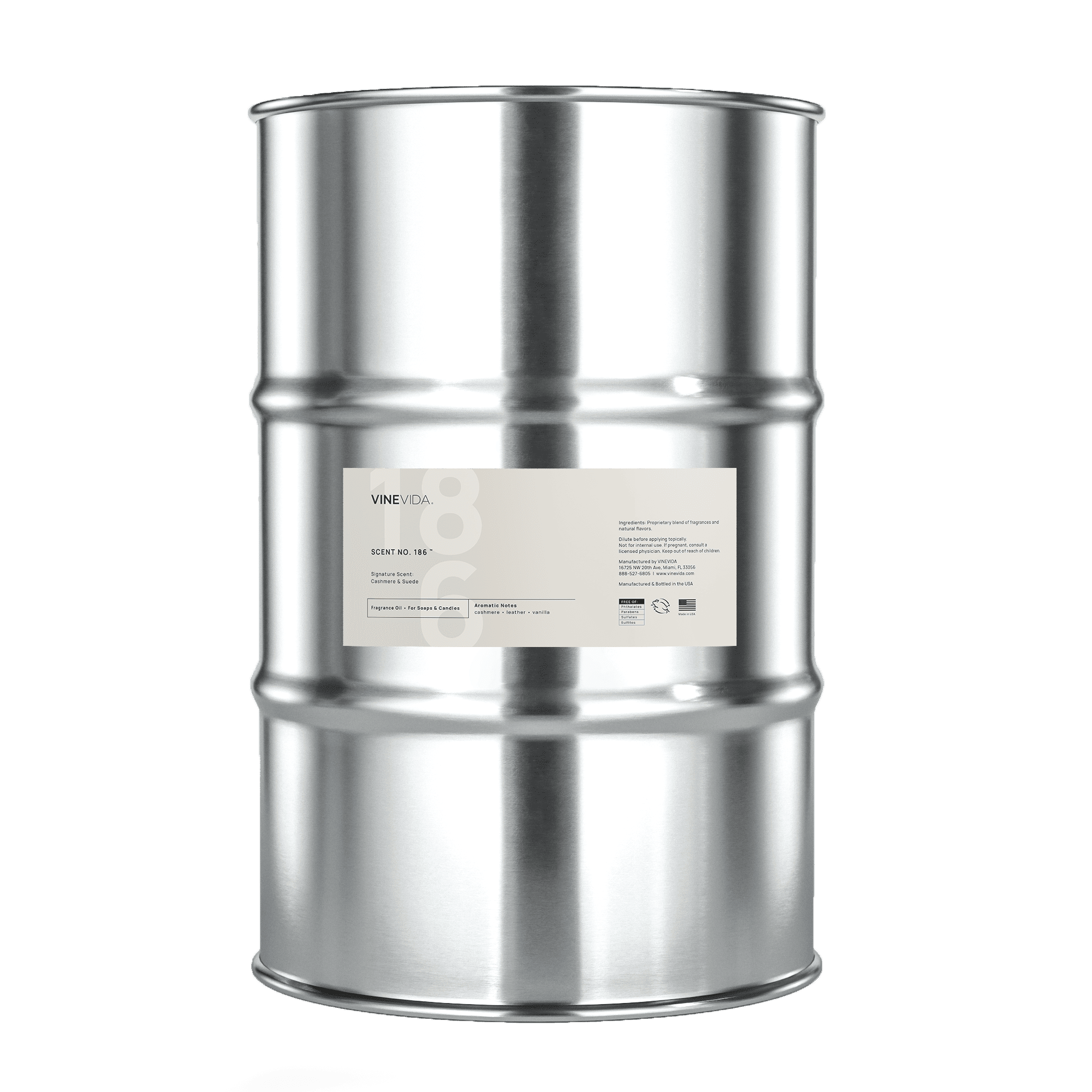 NO. 186 Fragrance Oil for Soaps & Candles - Cashmere & Suede