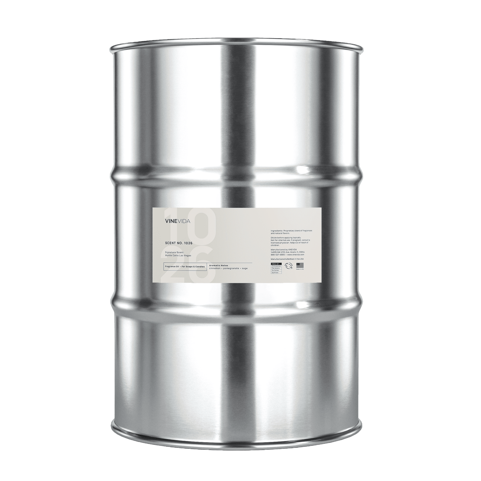 NO. 1026 Fragrance Oil for Soaps & Candles - Inspired by: Monte Carlo Las Vegas - 396lbs