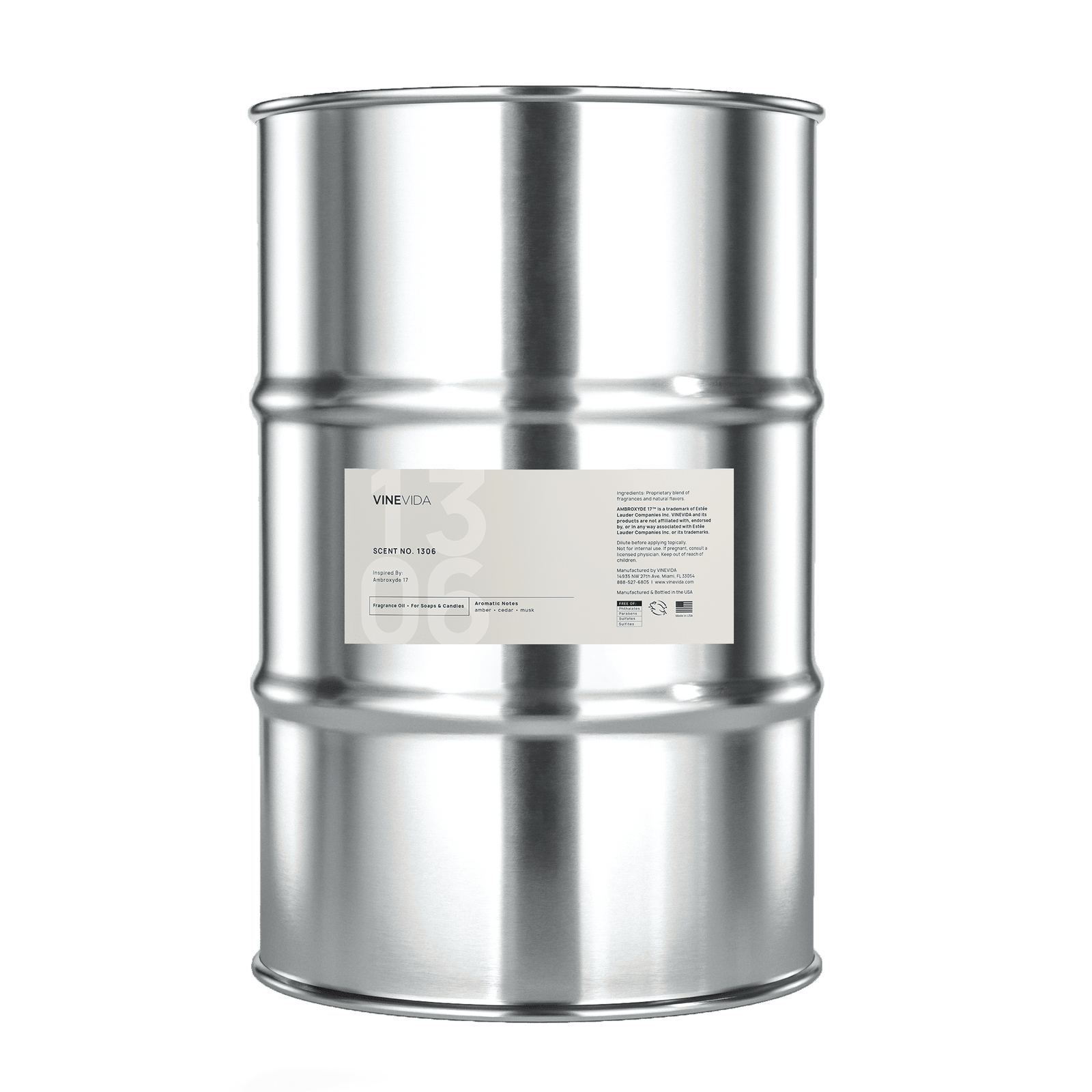 NO. 1306 Fragrance Oil for Soaps & Candles - Inspired by: Ambroxyde 17 by Le Labo - 396lbs