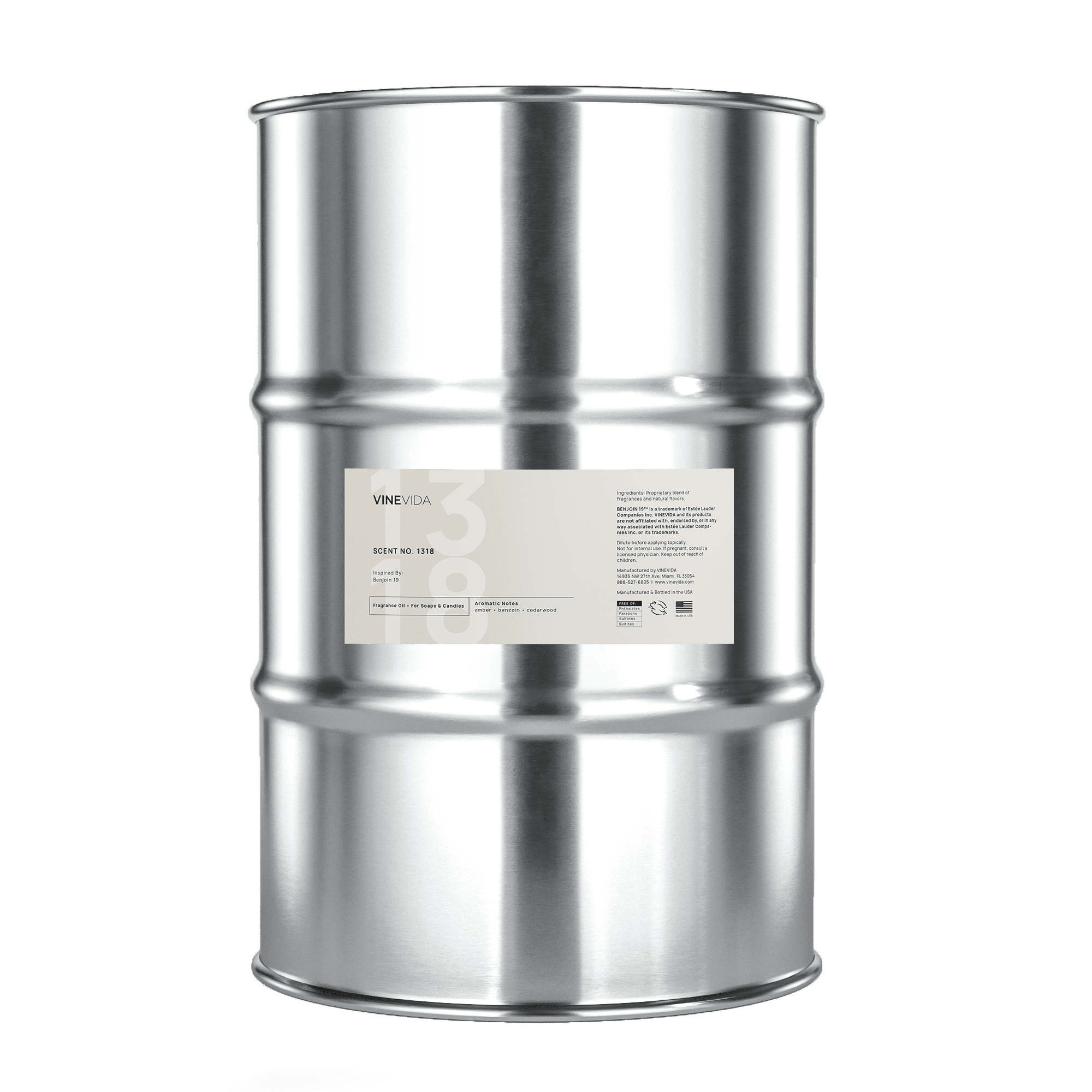 NO. 1318 Fragrance Oil for Soaps & Candles - Inspired by: Benjoin 19 by Le Labo - 396lbs