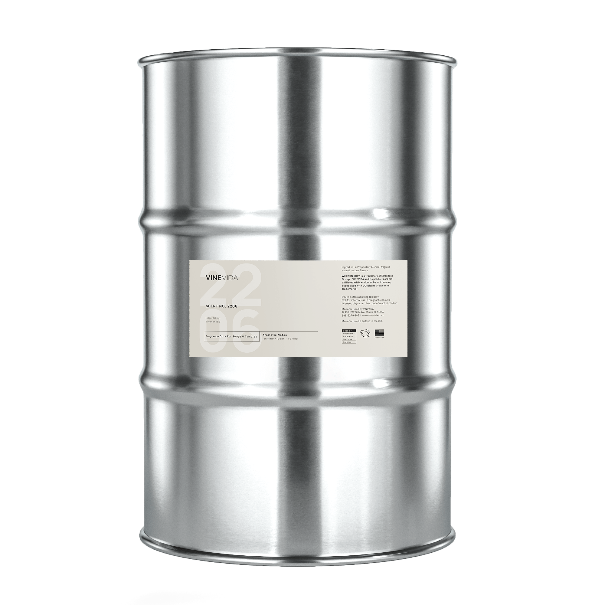 NO. 2206 Fragrance Oil for Soaps & Candles - Inspired by: When In Rio by Sol De Janeiro