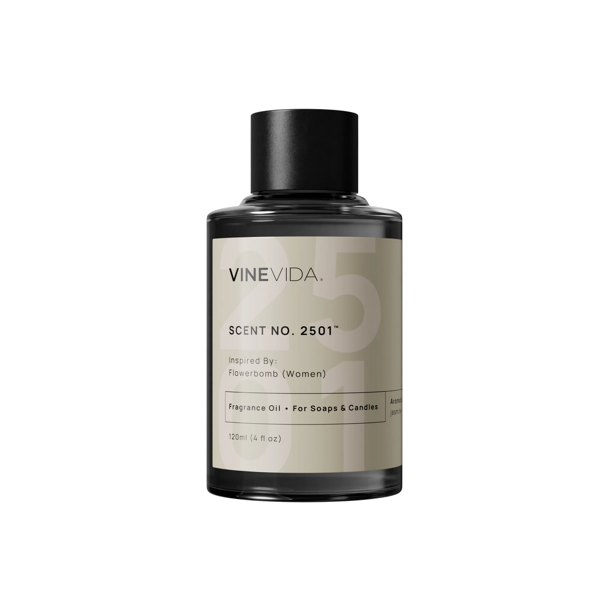 NO. 2501 Fragrance Oil for Soaps & Candles - Inspired by: Flowerbomb (Women) by Viktor & Rolf - 120 mL