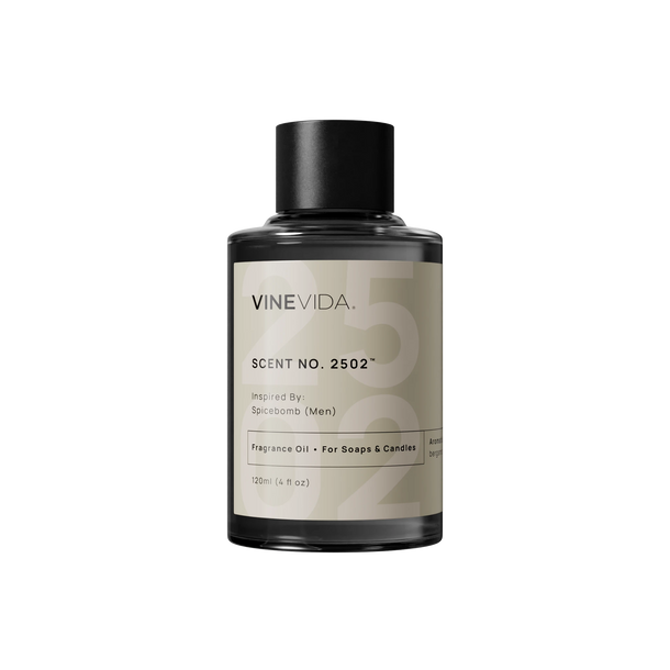 NO. 2502 Fragrance Oil for Soaps & Candles - Inspired by: Spicebomb (Men) by Viktor & Rolf - 120 mL