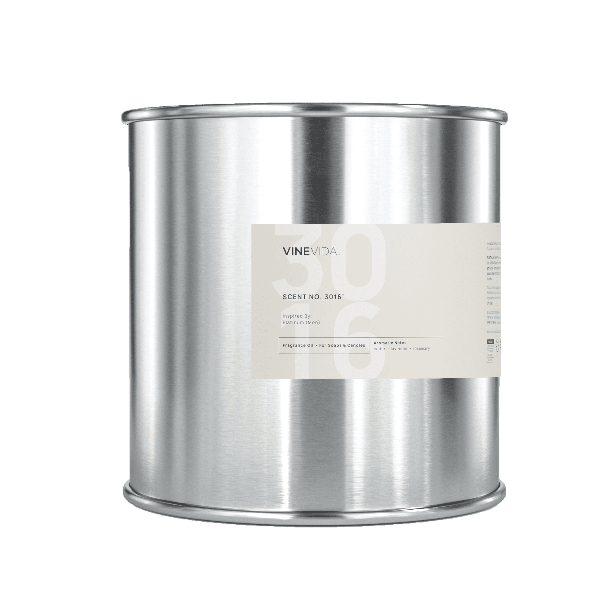 NO. 3016 Fragrance Oil for Soaps & Candles - Inspired by: Platinum (Men) by Chanel