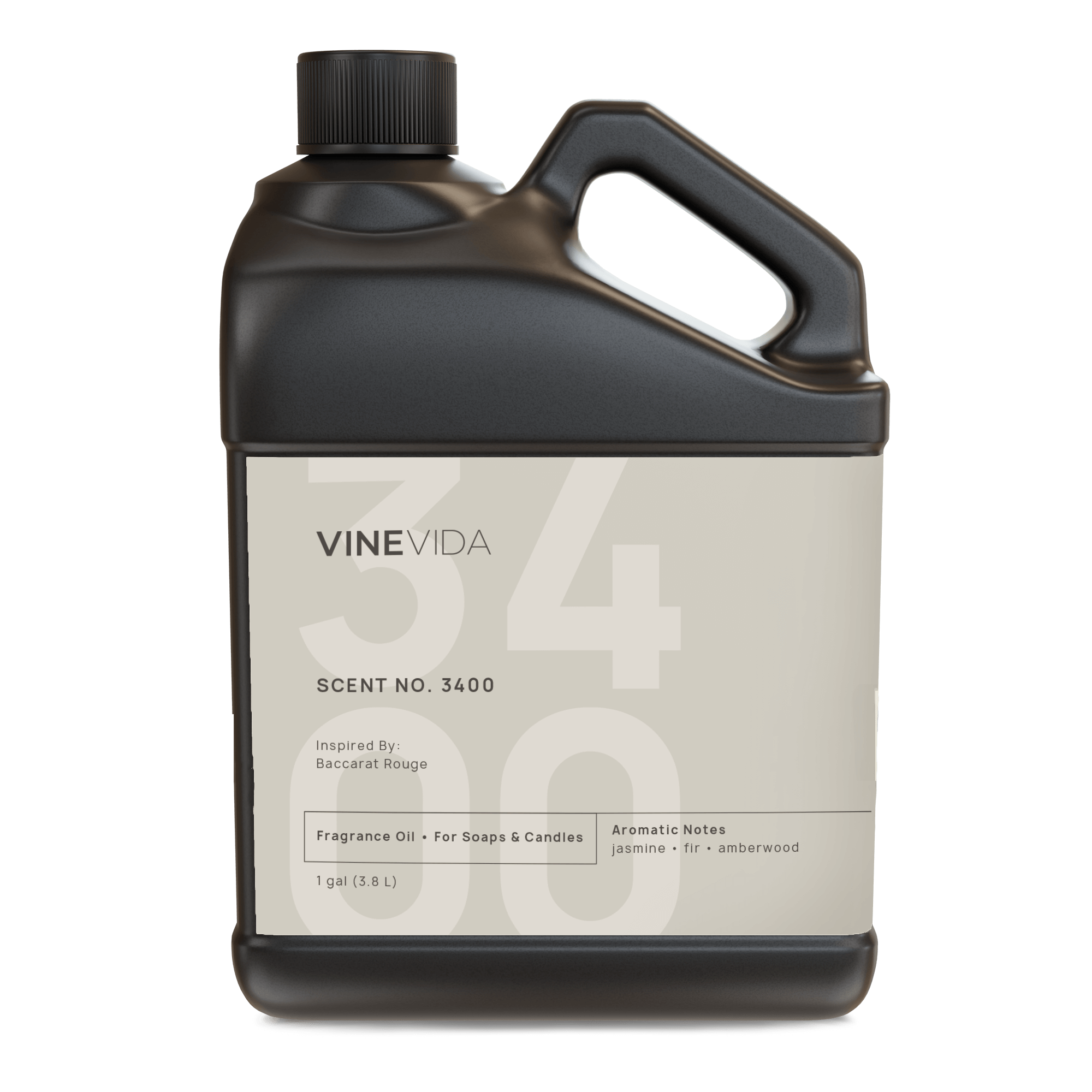 NO. 3400 Fragrance Oil for Soaps & Candles - Inspired by: Baccarat Rouge 540 by Maison Francis