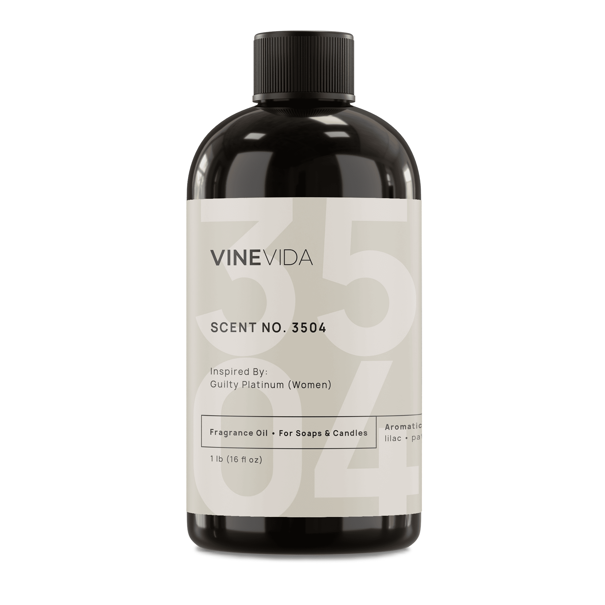 NO. 3504 Fragrance Oil for Soaps & Candles - Inspired by: Guilty Platinum (Women) by Gucci