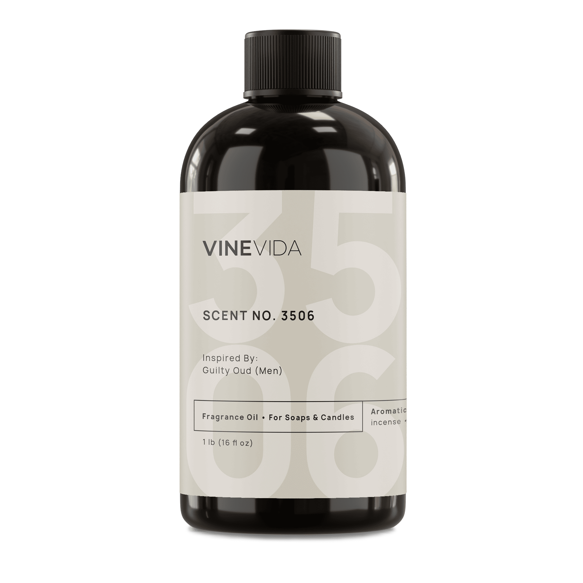 NO. 3506 Fragrance Oil for Soaps & Candles - Inspired by: Guilty Oud (Men) by Gucci