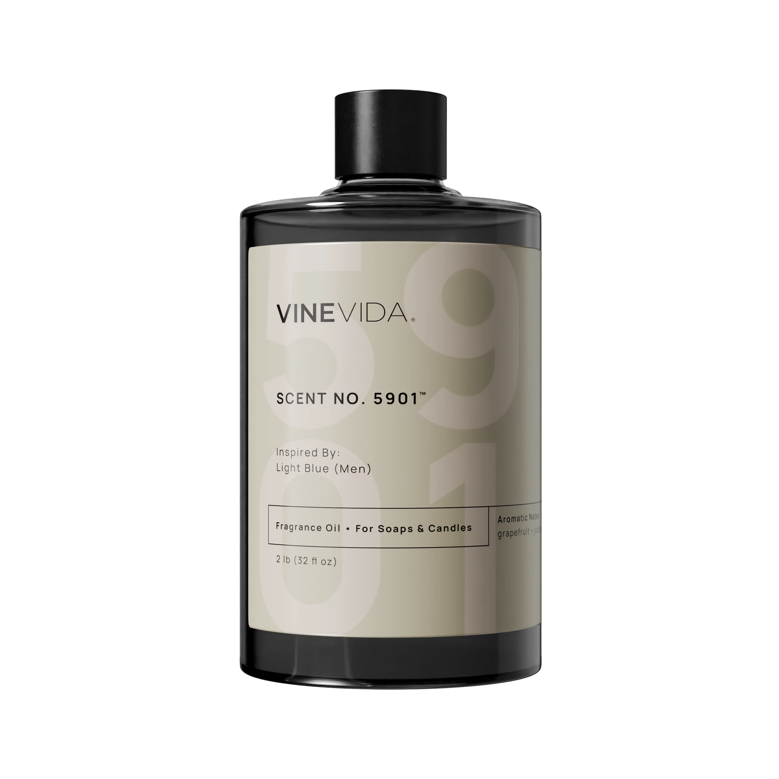 NO. 5901 Fragrance Oil for Soaps & Candles - Inspired by: Light Blue (Men) by Dolce & Gabbana - 2 lbs ($43.47/lb)