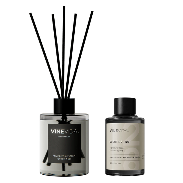 NO. 128 Reed Diffuser - Vanilla Eggnog Prime Transparent 120 mL