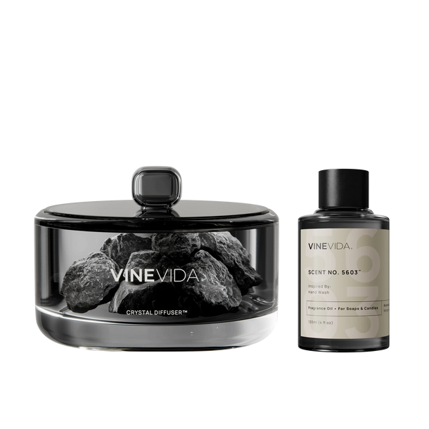 NO. 5603 Crystal Diffuser - Inspired by: Hand Wash by Aesop - Black / 120 mL