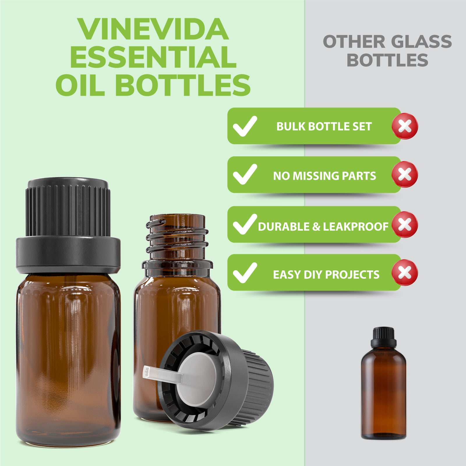 bulk amber glass bottles