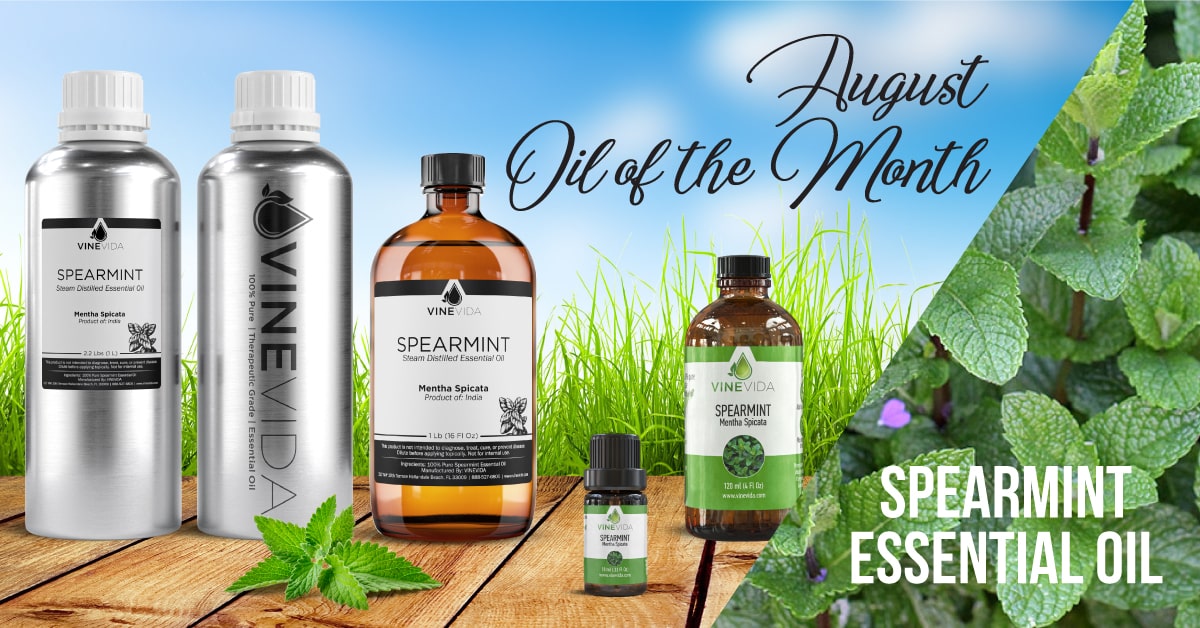 August's Oil of the Month: Spearmint Essential Oil