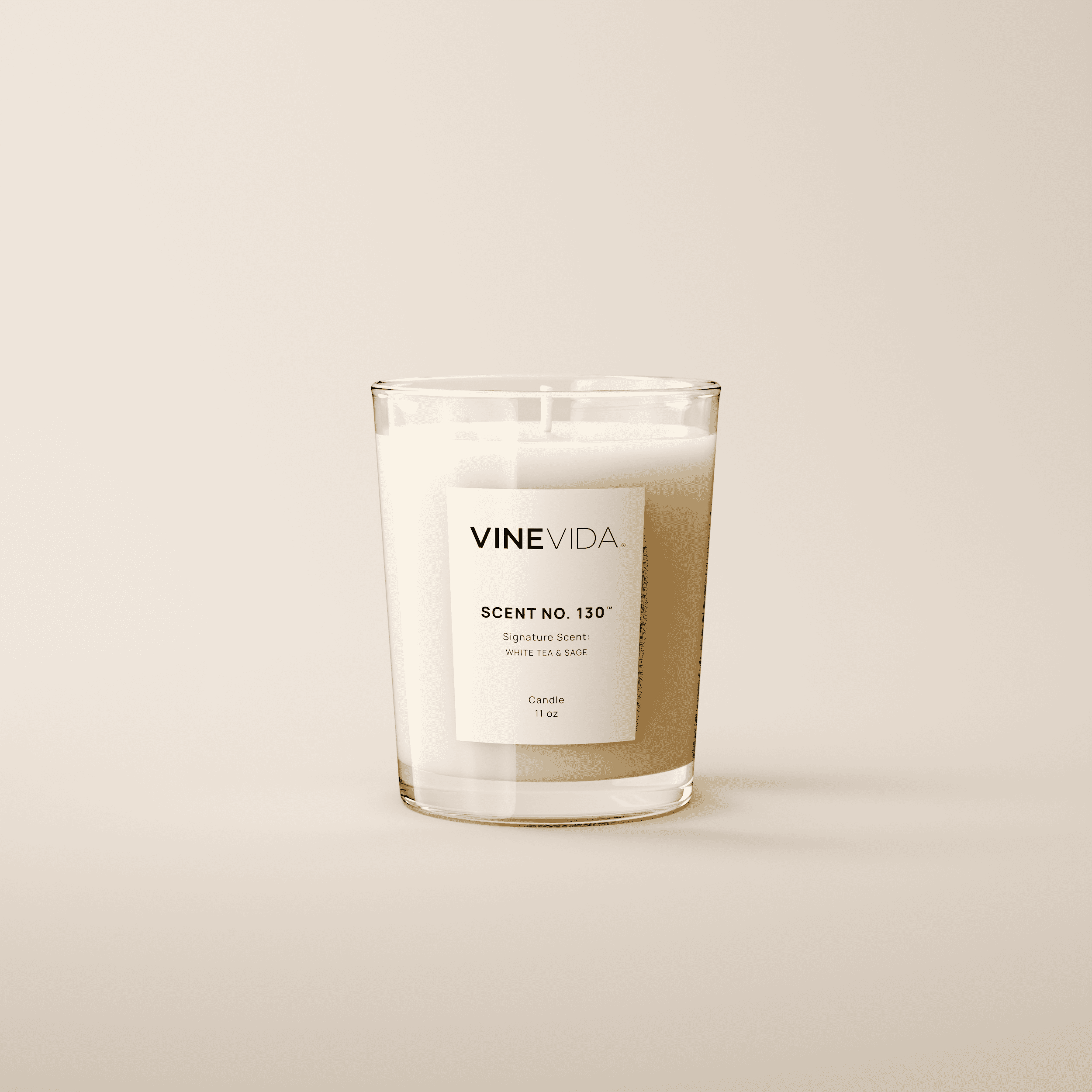 NO. 130 Candle - White Tea & Sage