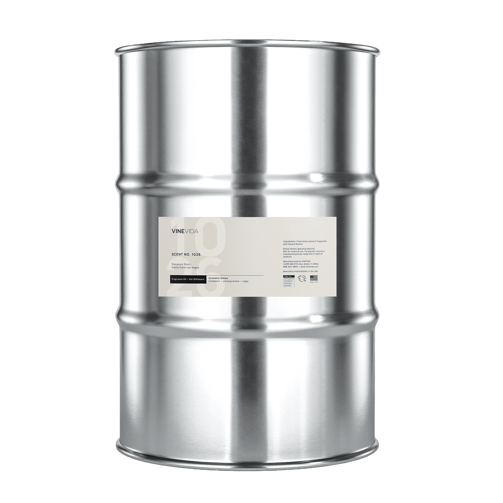 NO. 1026 Fragrance Oil for Cold Air Diffusers - Inspired by: Monte Carlo Las Vegas - 396lbs