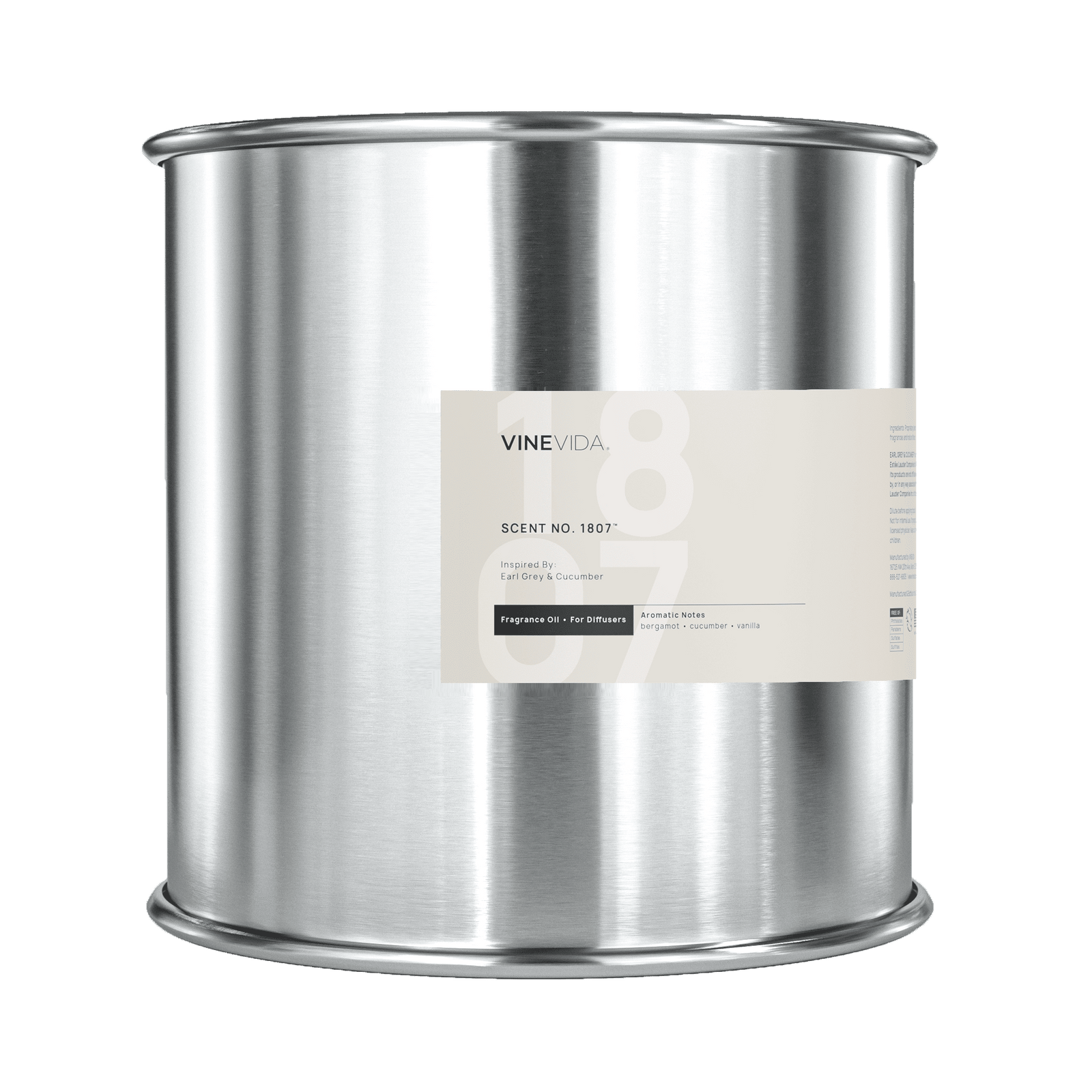 NO. 1807 Fragrance Oil for Cold Air Diffusers - Inspired by: Earl Grey & Cucumber by Jo Malone