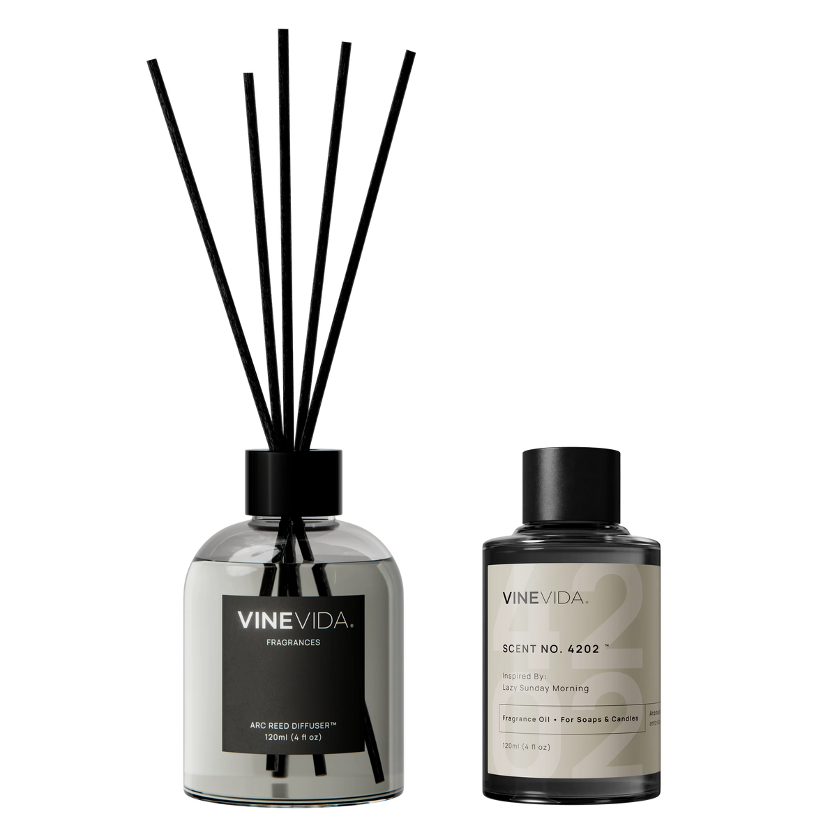 NO. 4202 Reed Diffuser - Inspired by: Lazy Sunday Morning by Maison Margiela - Arc / Transparent / 120 mL