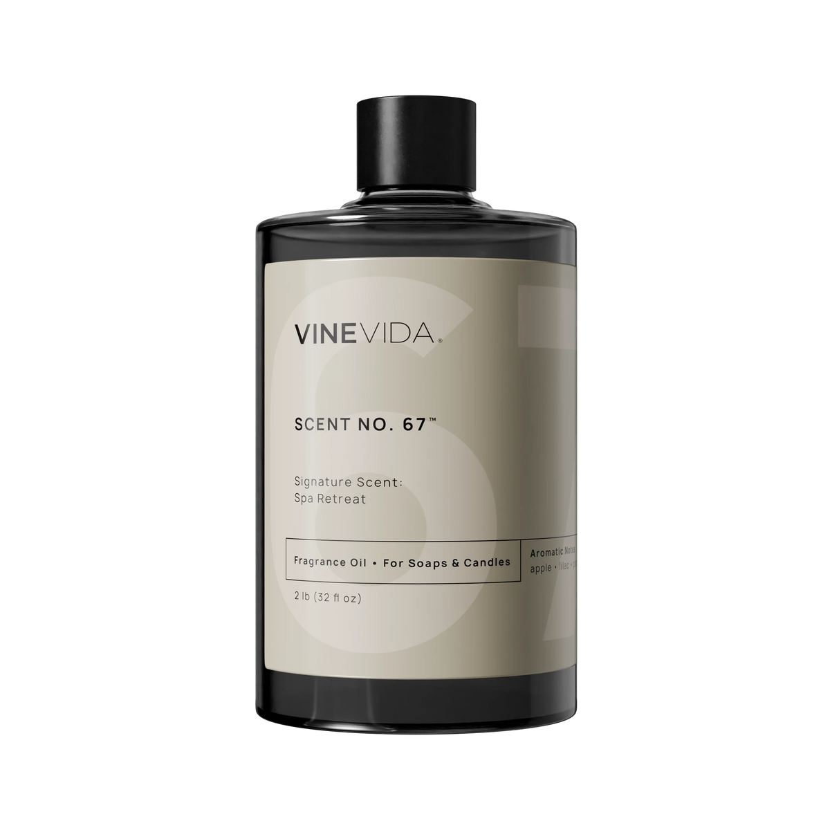 NO. 67 Fragrance Oil for Soaps & Candles - Spa Retreat - 2 lbs ($26.00/lb)