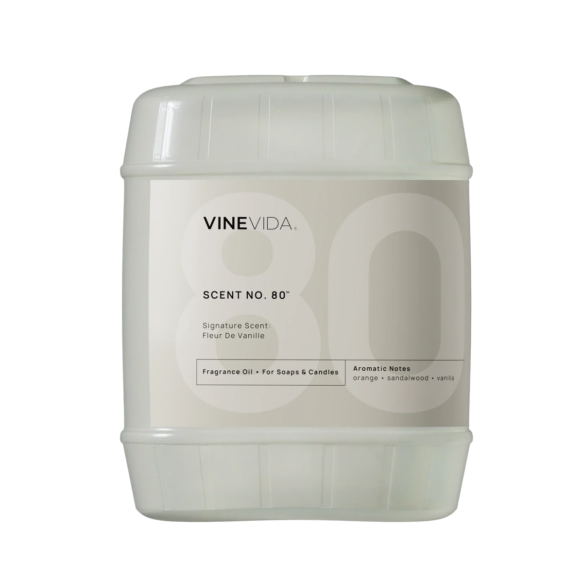 NO. 80 Fragrance Oil for Soaps & Candles - Fleur De Vanille 50 lbs