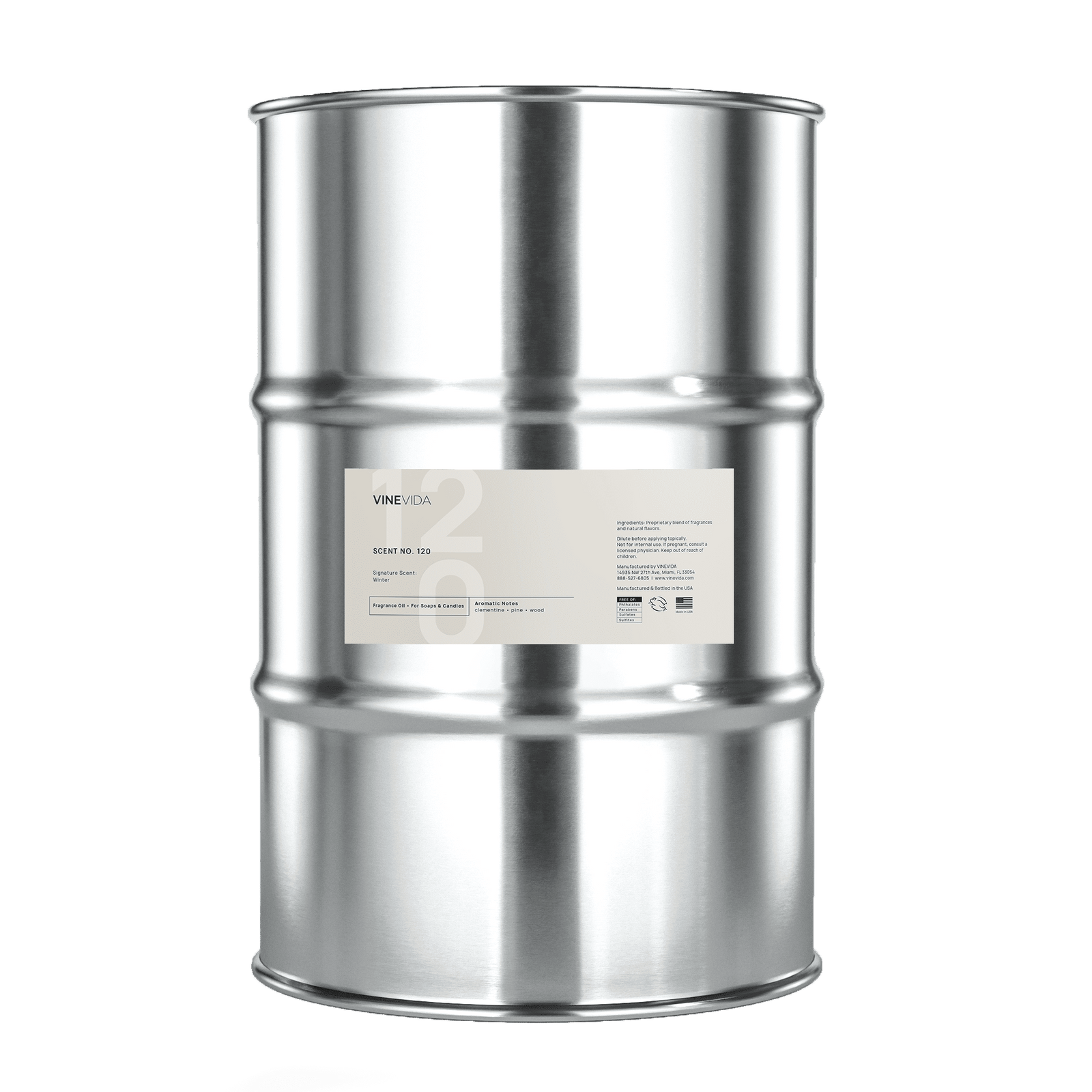 NO. 120 Fragrance Oil for Soaps & Candles - Winter - Drum