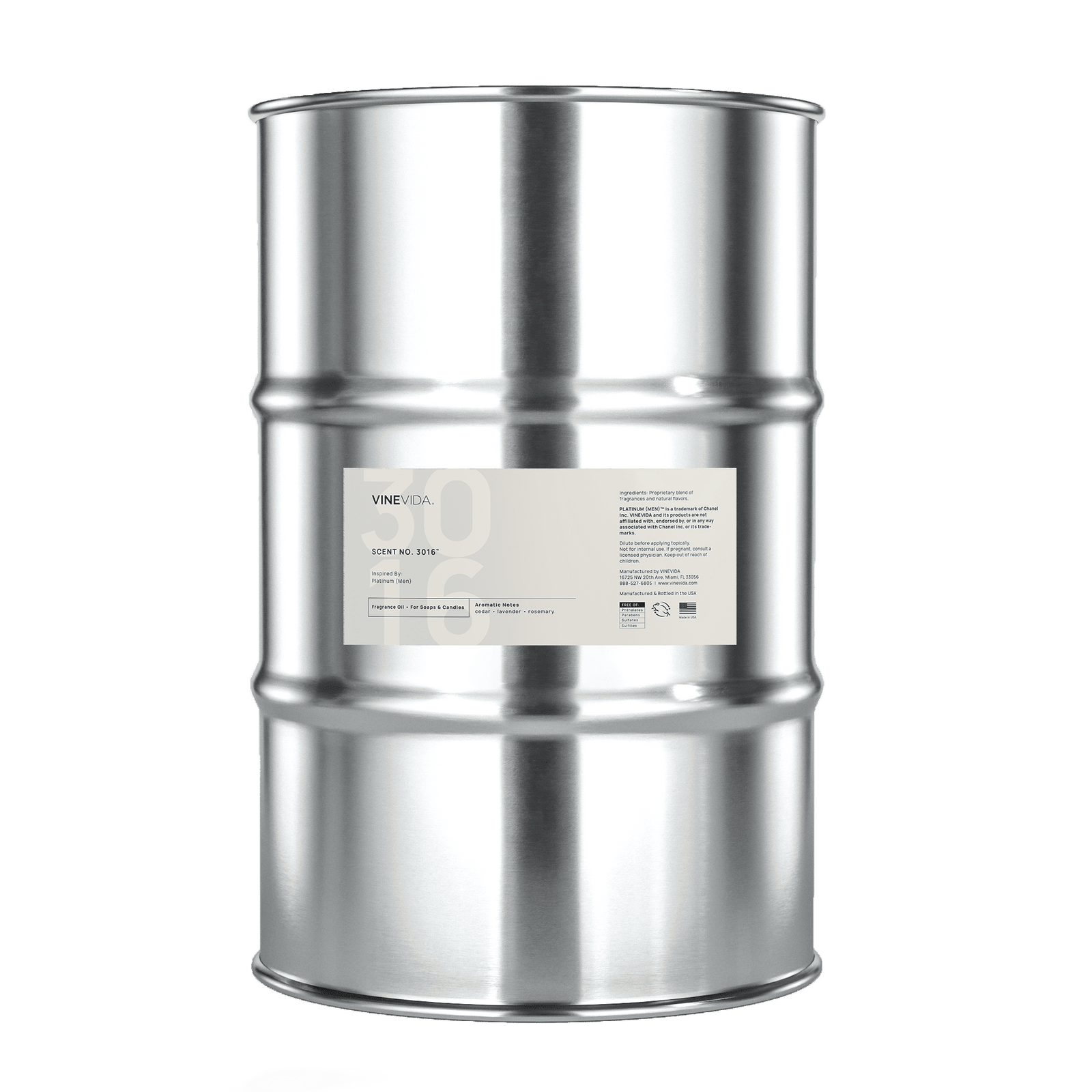 NO. 3016 Fragrance Oil for Soaps & Candles - Inspired by: Platinum (Men) by Chanel