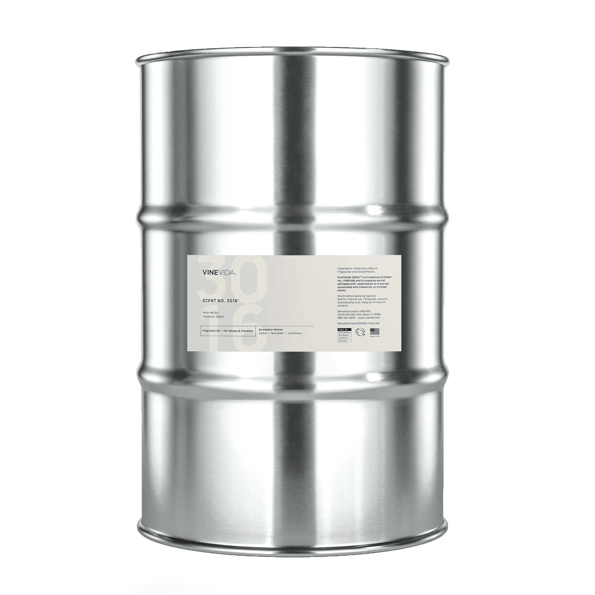 NO. 3016 Fragrance Oil for Soaps & Candles - Inspired by: Platinum (Men) by Chanel