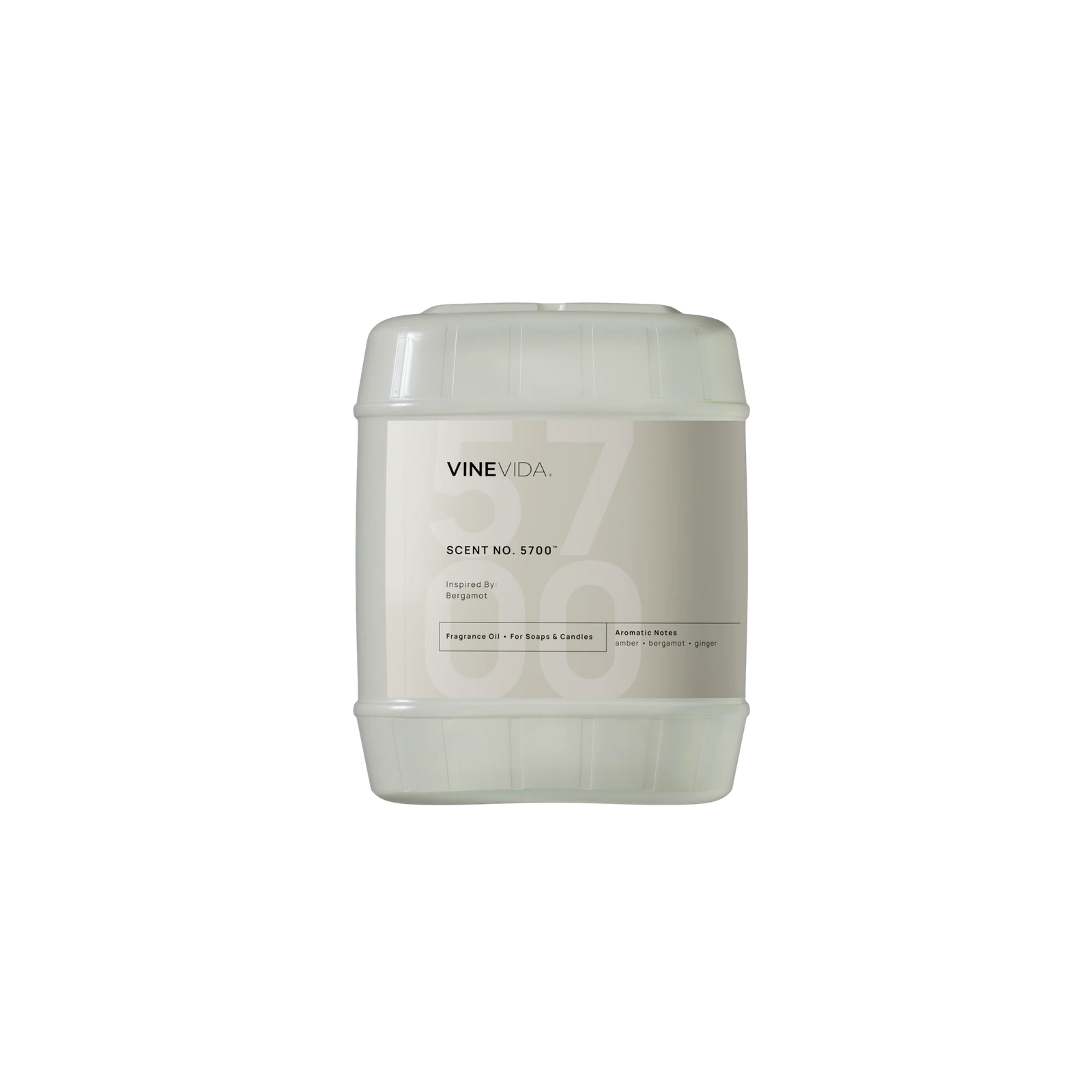 NO. 5700 Fragrance Oil for Soaps & Candles - Inspired by: Bergamot by Malin & Goetz - 25 lbs ($34.46/lb)