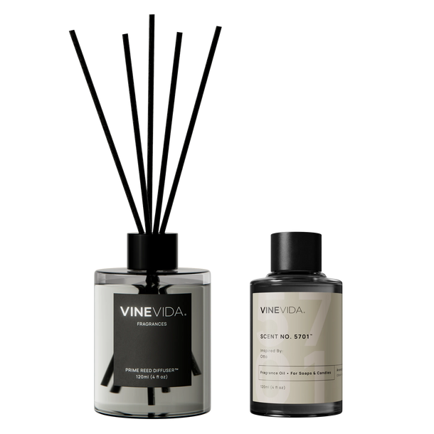 NO. 5701 Reed Diffuser - Inspired by: Otto by Malin & Goetz - Prime / Transparent / 120 mL