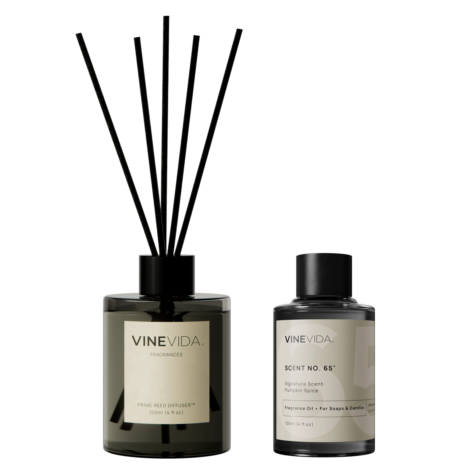 NO. 65 Reed Diffuser - Pumpkin Spice Prime Black 120 mL