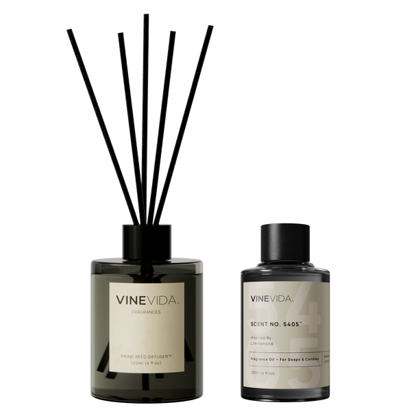 NO. 5405 Reed Diffuser - Inspired by: L'Immensité by Louis Vuitton - Prime / Black / 120 mL
