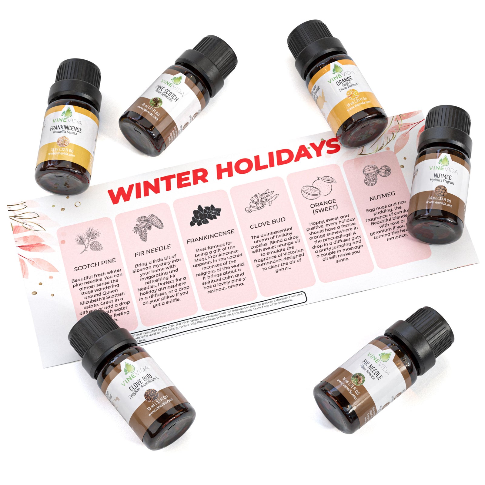 Winter Holiday Essential Oil Set
